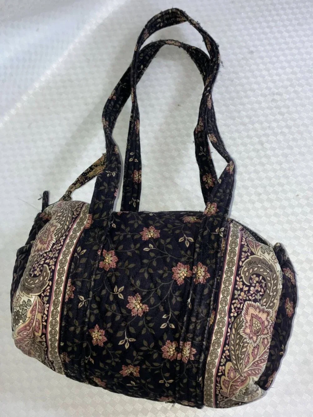 Vera Bradley Duffel Bag Women Multicolor Floral Quilted Travel Shoulder Purse
